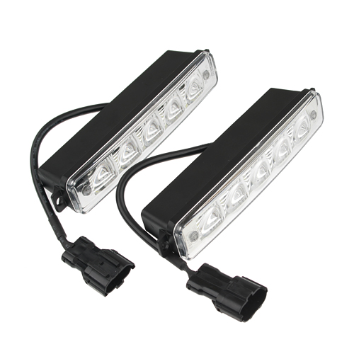 Super Bright LED Daytime Running Light Five Lamp Beads - Click Image to Close